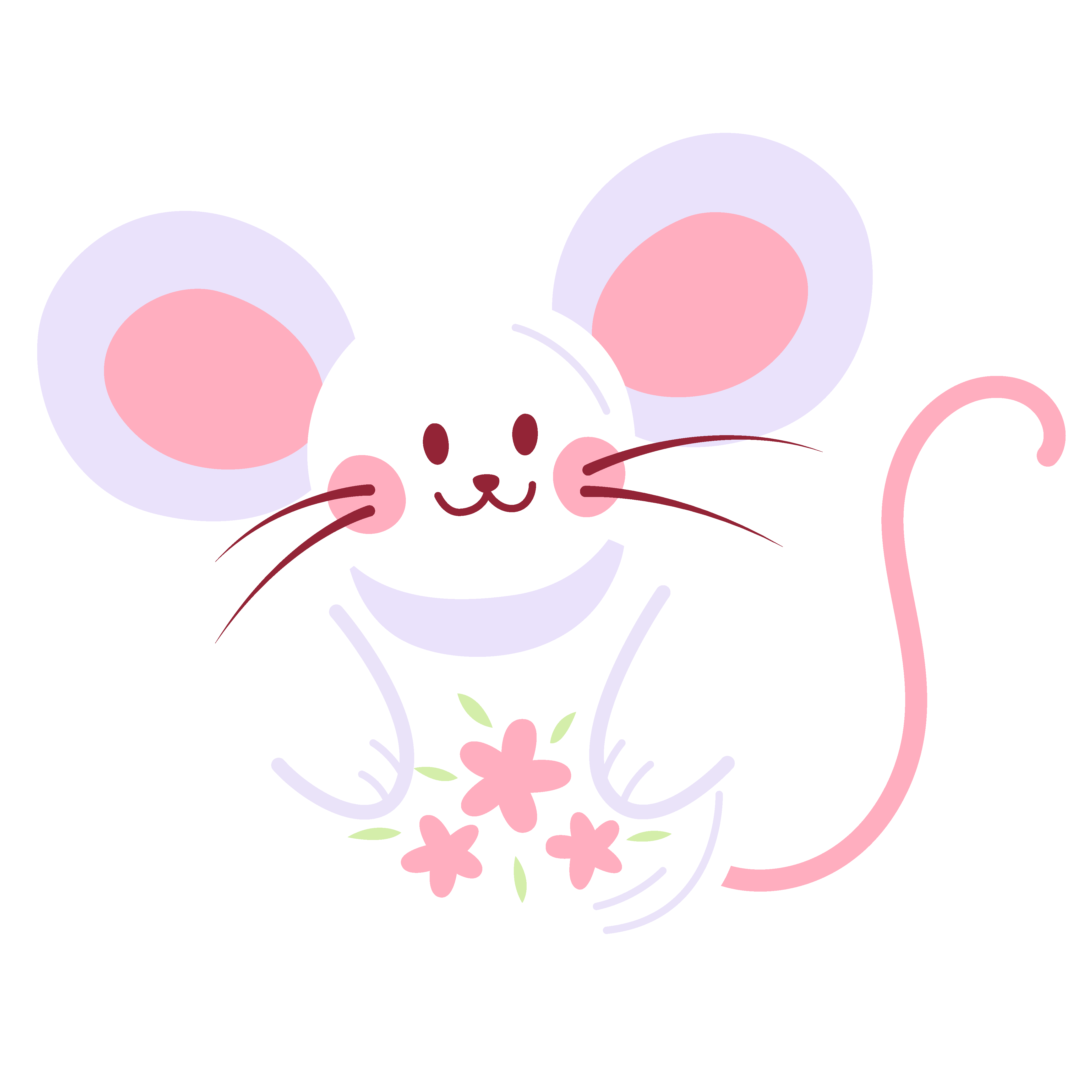 可爱的小白鼠高清动物壁纸-壁纸图片大全